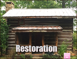 Historic Log Cabin Restoration  Greenbush, Virginia